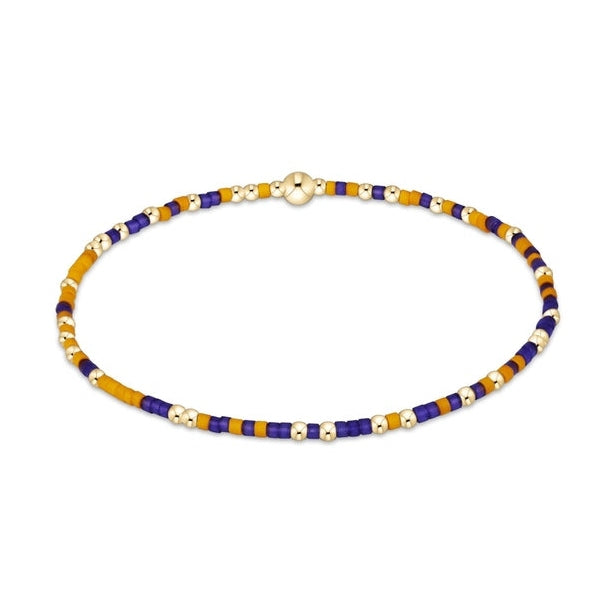 Gameday Hope Unwritten Bracelet - Purple - Golden