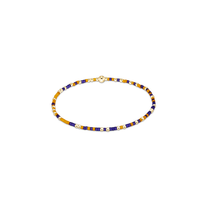 Gameday Hope Unwritten Bracelet - Purple - Golden