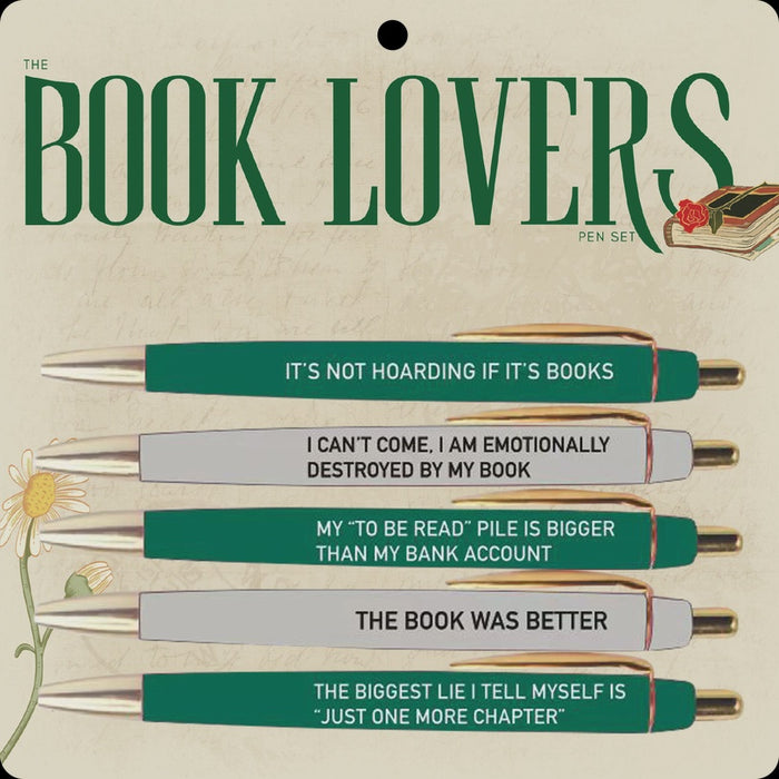 Book Lovers Pen Set