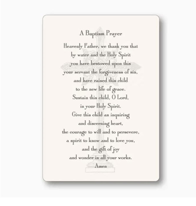 Verse Enclosure Card - Baptism Prayer