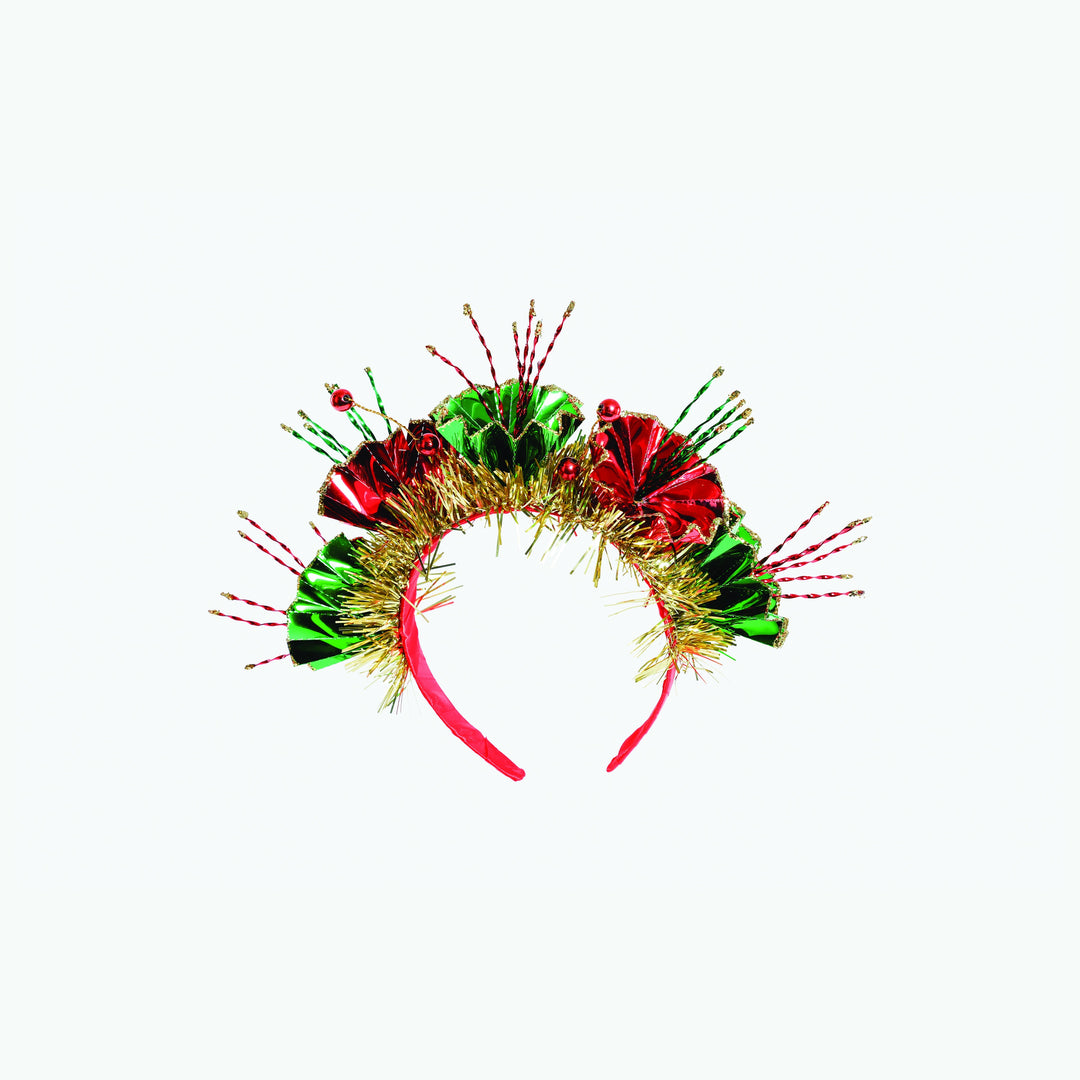 Floral Foil Paper Headband