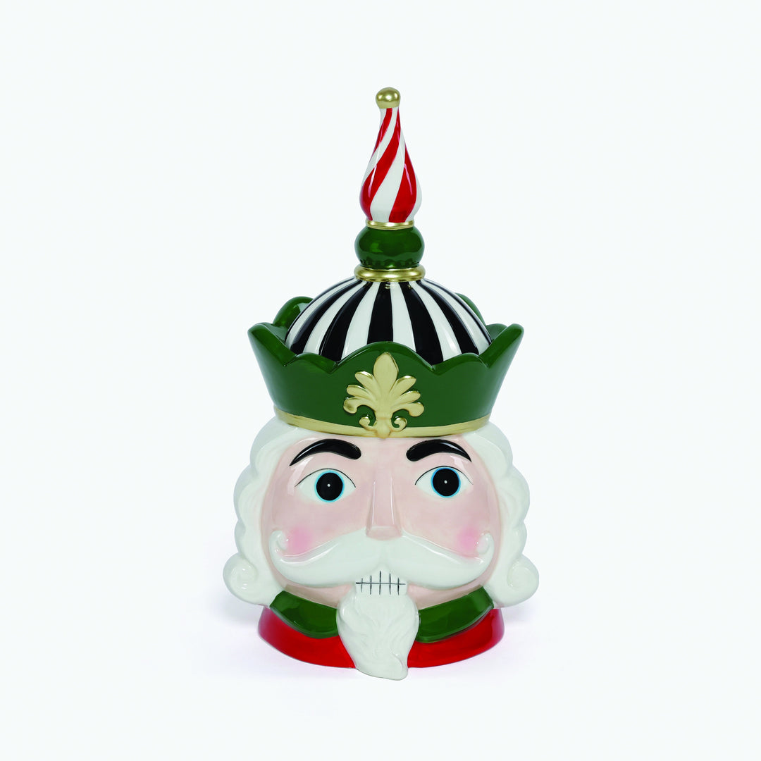 Nutcracker Ceramic Cookie Jar