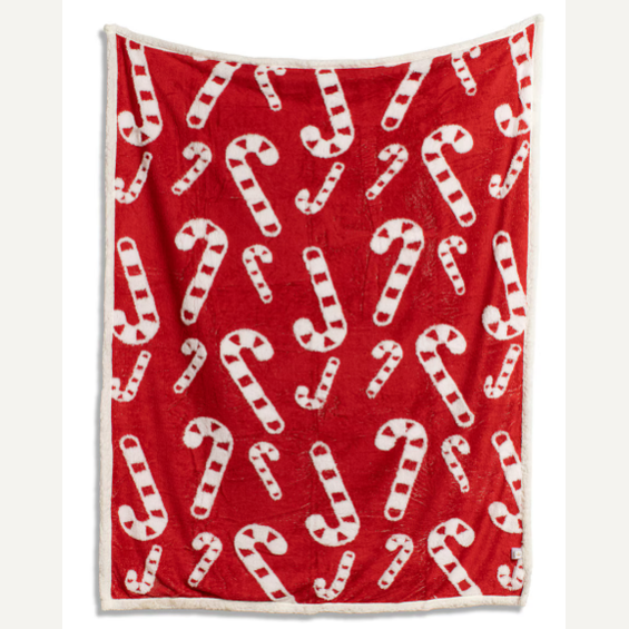 Candy Cane Throw
