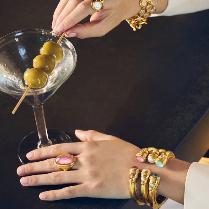 Cannes Demi Cuff - Iridescent Montana Blue