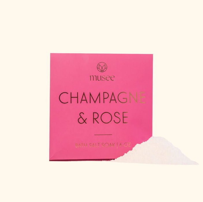 Champagne & Rose Mini Bath Salt Soak