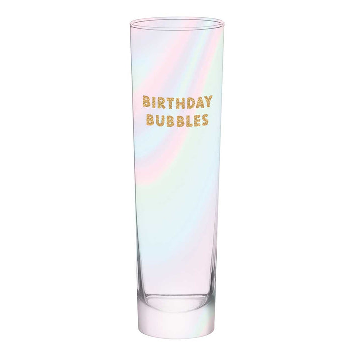 Champagne Glass Birthday Bubble