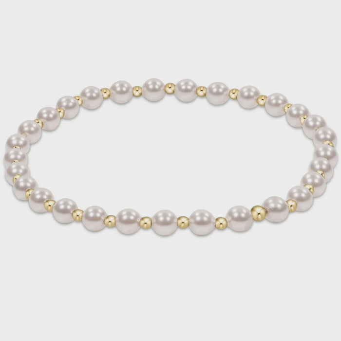 Classic Grateful Pearl Bead Bracelet