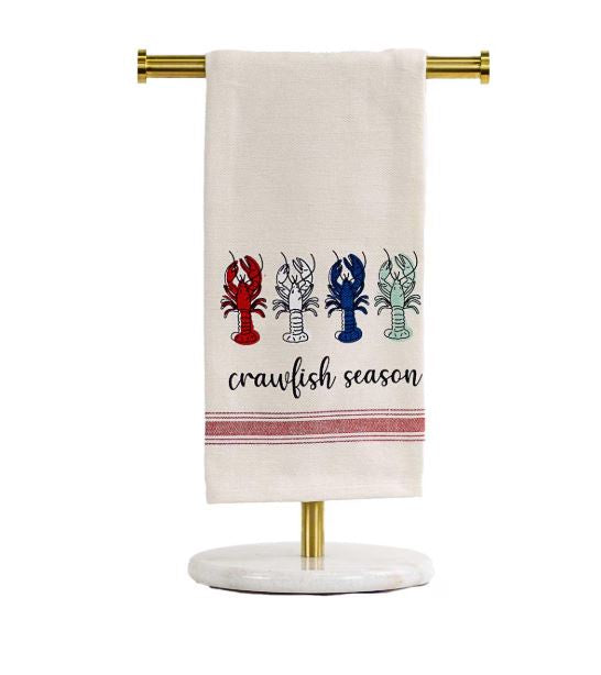 Crawfish Season Hand Towel