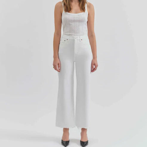 Pleaser High Rise Wide Ankle - Lamb Lambo