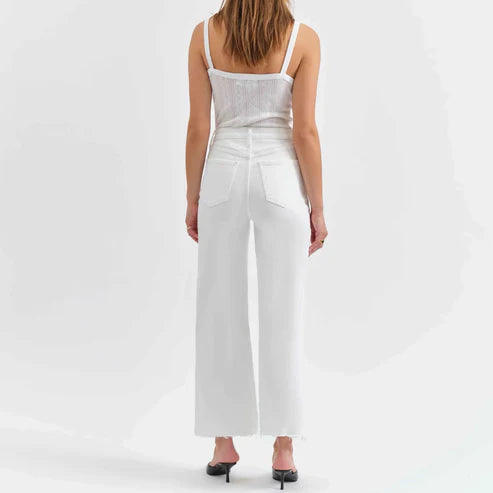 Pleaser High Rise Wide Ankle - Lamb Lambo