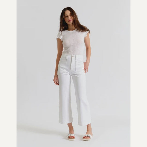 Valley Girl High Rise Patch Pocket Ankle - Lamb Lambo