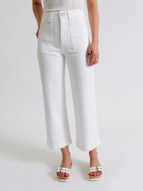 Valley Girl High Rise Patch Pocket Ankle - Lamb Lambo
