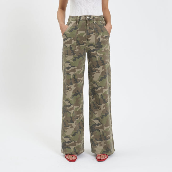 Far Out Patchpocket High Rise Wide Leg - Hideaway
