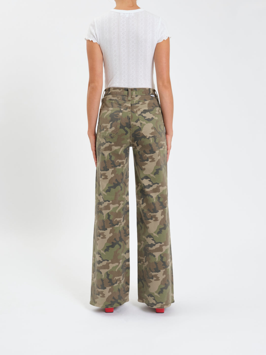 Far Out Patchpocket High Rise Wide Leg - Hideaway