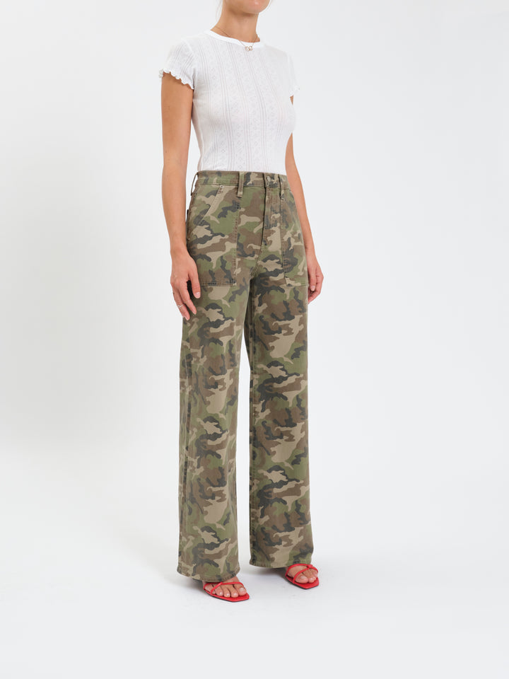 Far Out Patchpocket High Rise Wide Leg - Hideaway