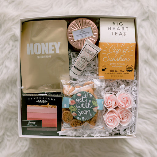 The Ailing Get Well Gift Box- get well soon gifts for women - get well soon  gifts for men, One Basket - Foods Co.