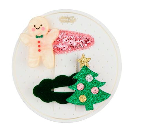 Christmas Hair Clip Set