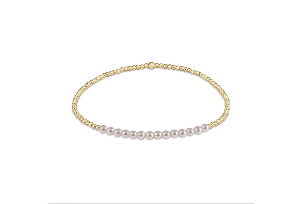 Gold Bliss Pearl 3mm Bracelet