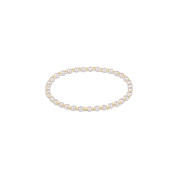 Classic Grateful Pearl Bead Bracelet