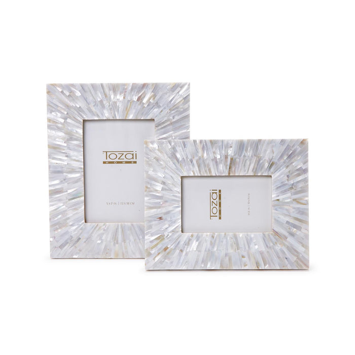 Starburst Mother of Pearl Frame