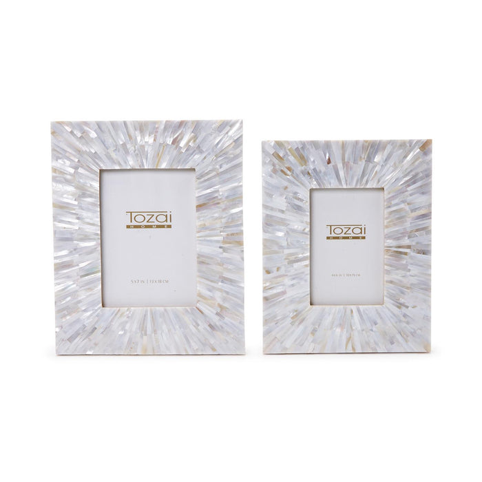 Starburst Mother of Pearl Frame