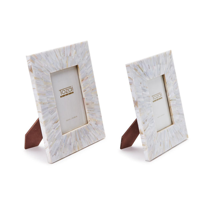 Starburst Mother of Pearl Frame