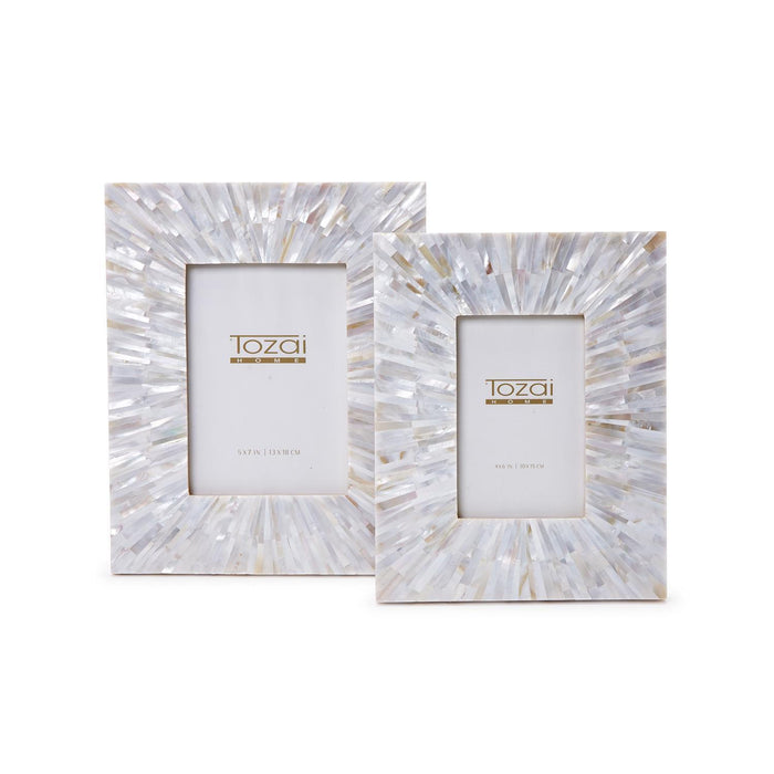 Starburst Mother of Pearl Frame