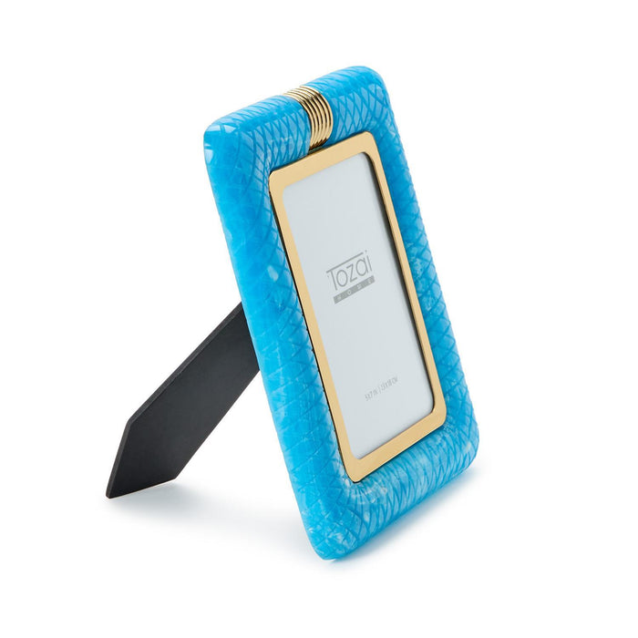 Opulence 5" x 7" Peacock Blue Photo Frame
