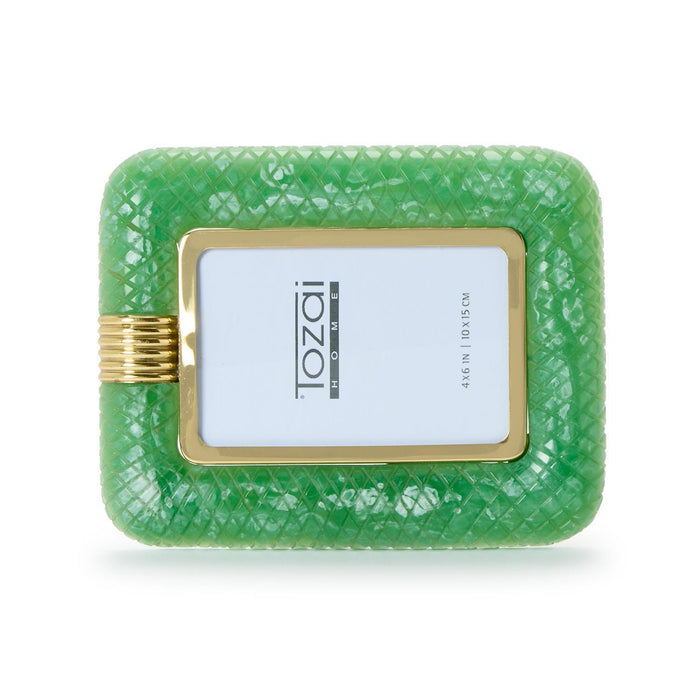 Opulence 4" x 6" Jade Green Photo Frame