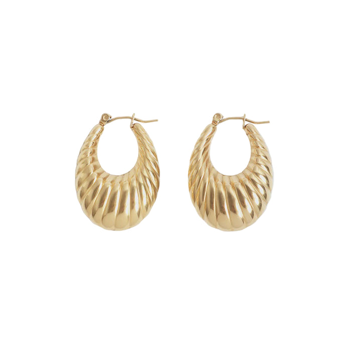 Halle Hoops - Gold