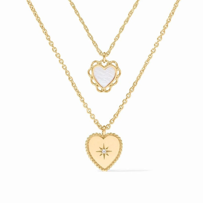 Heart Duo Delicate Necklace