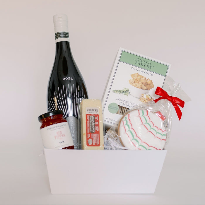 Holiday Wine Celebration Basket, Elouan Pinot Noir