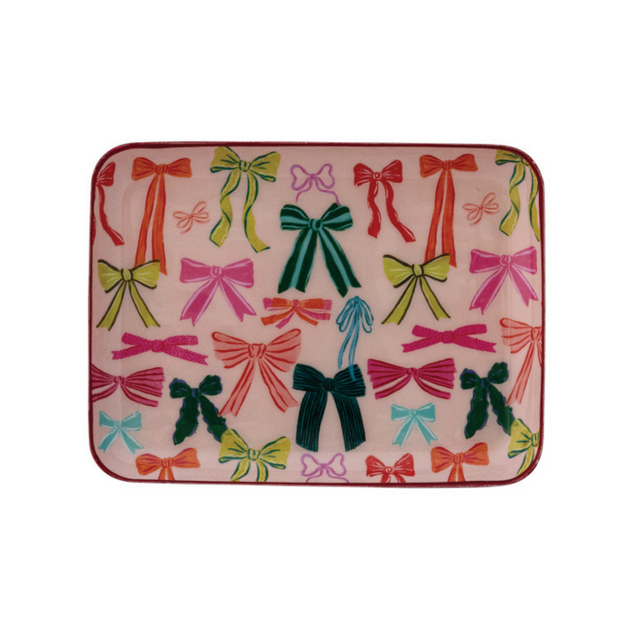 Holiday Enamel Tray