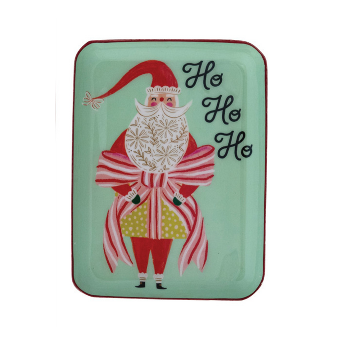 Holiday Enamel Tray