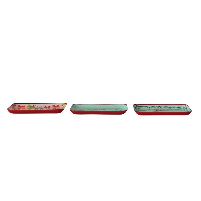 Holiday Enamel Tray