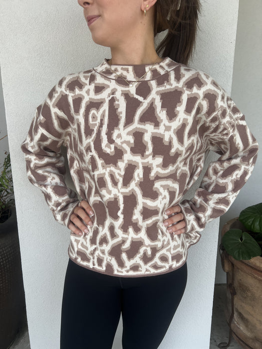 Giraffe Crew Sweater