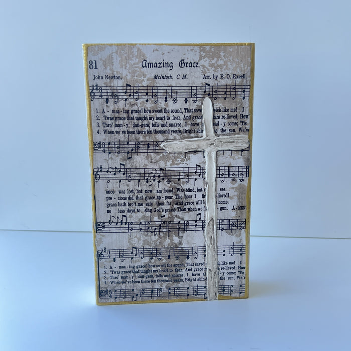 Amazing Grace 6x9 Block