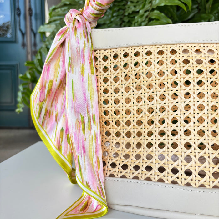Pastel Brushstrokes Twilly Accessory Scarf