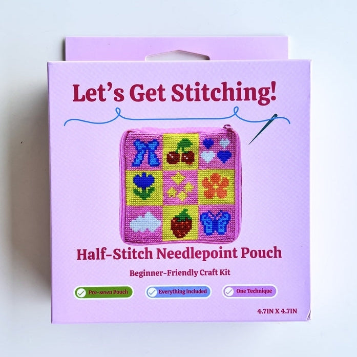 A pink retail box for a &