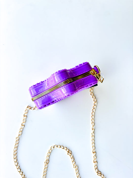 Bubble Star Mini Purse - Purple