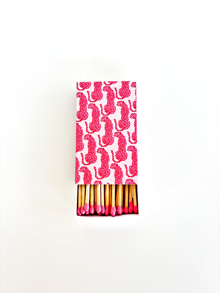 Pink Cheetah Matchbox