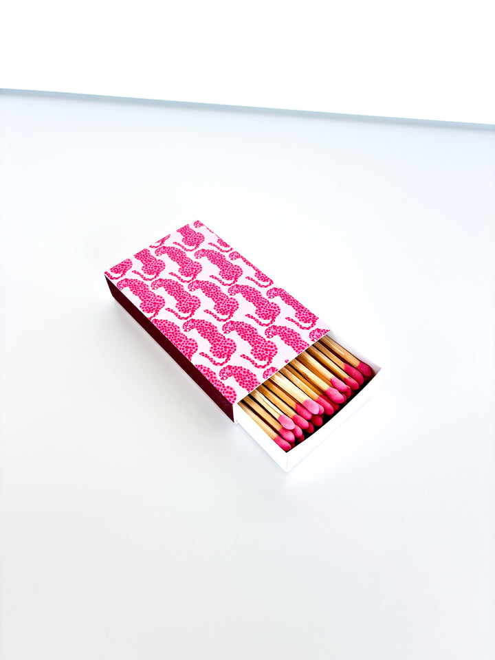 Pink Cheetah Matchbox