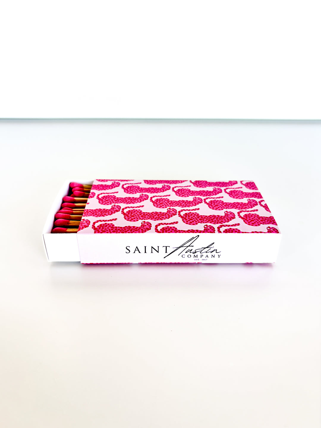Pink Cheetah Matchbox