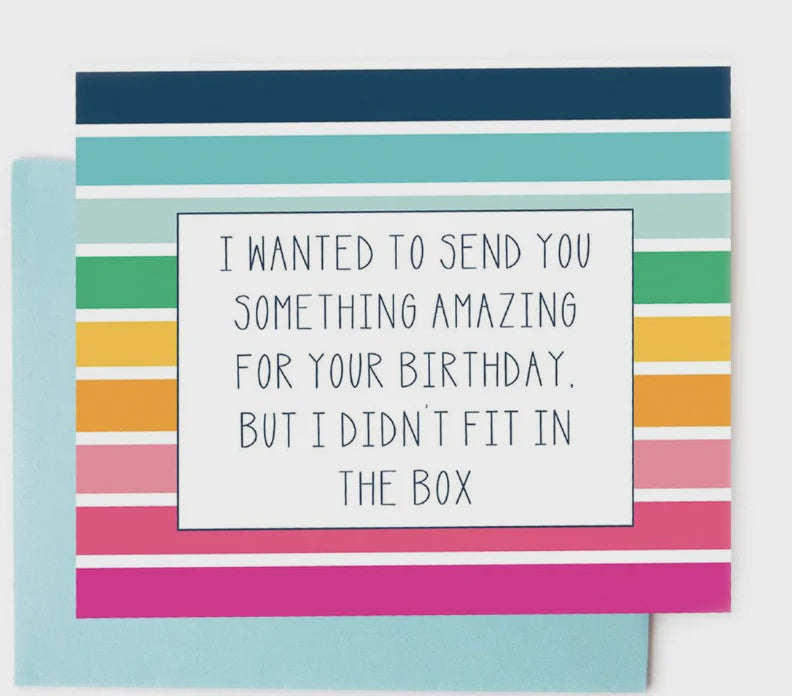 Greeting Card - I Didn't Fit in the Box — The Basketry by Phina