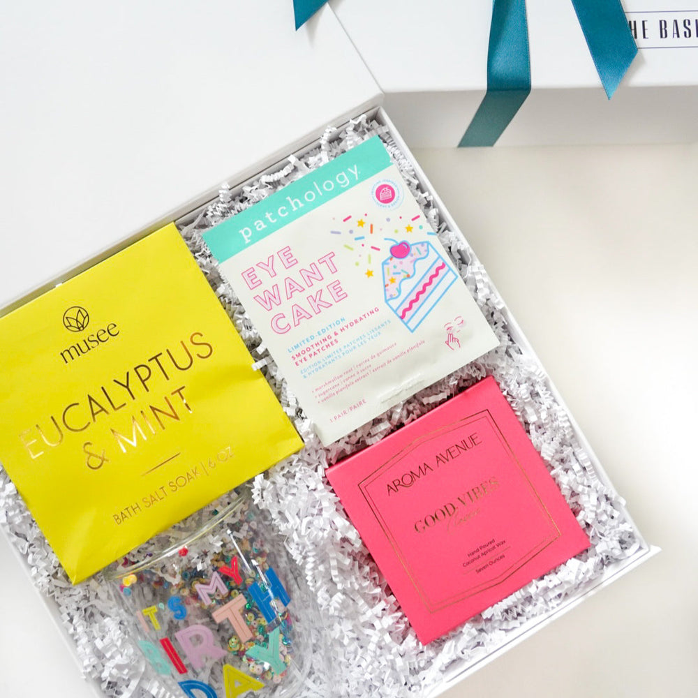 Colorful soap packaging with a decorative box on a white background