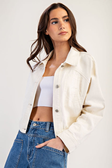 Cropped Long Sleeve Jacket