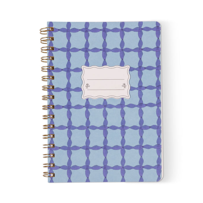 Blue Latice Notebook