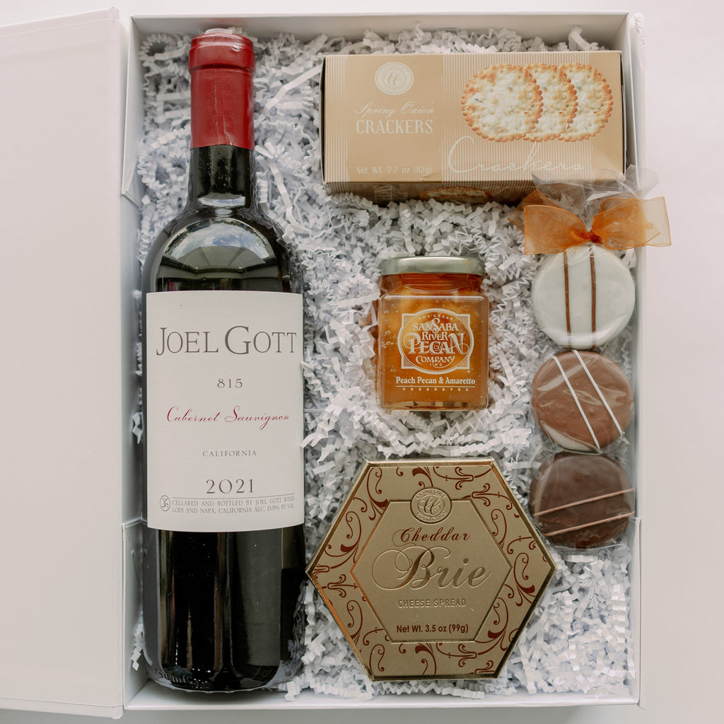 Wine Bottle and Glass Gift Box