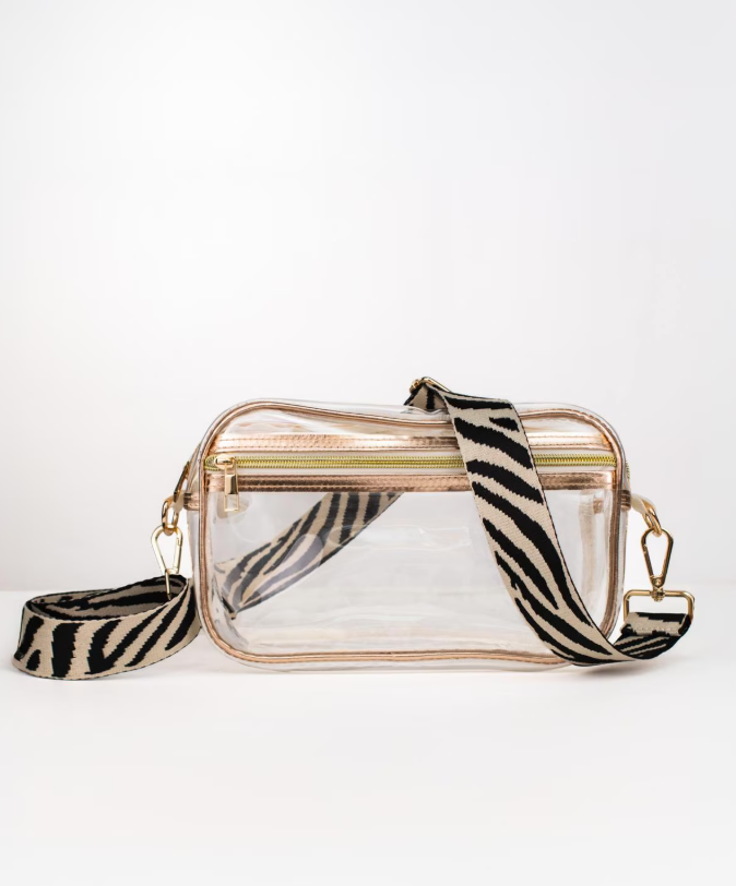 Jules Clear Cross Body -  Gold