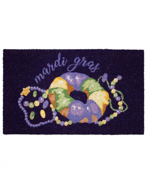 King Cake Love Coir Doormat